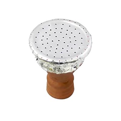 Hookah papier 0,03 mm dik 120 mm breed rond aluminiumfolie met 8011 legering en zilver