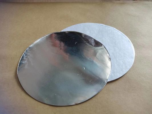 Hookah papier 0,03 mm dik 120 mm breed rond aluminiumfolie met 8011 legering en zilver