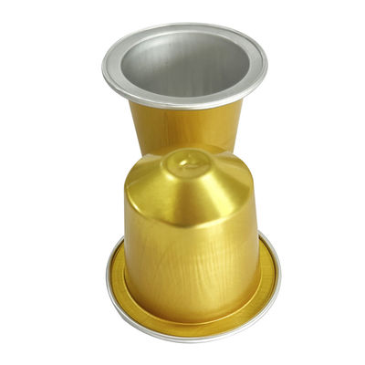 Op maat gemaakte, biologisch afbreekbare aluminiumfolieverpakkingen voor warmteverzegeling van lege koffiecapsules