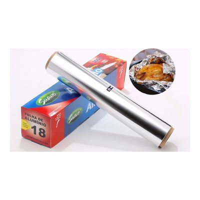 Gepersonaliseerd logo zware niet-kleverige aluminium folie rol voor keukenbehoeften