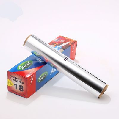 Gepersonaliseerd logo zware niet-kleverige aluminium folie rol voor keukenbehoeften