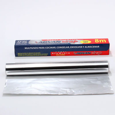 Gepersonaliseerd logo zacht gedrukt 8011 aluminium folie rol voor keuken voedselverpakking