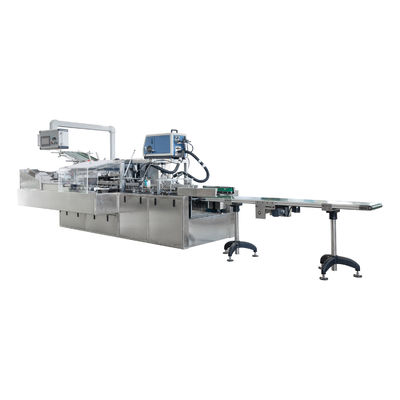 20 m3/uur Luchtverbruik Hoog snelheid Volledig automatische aluminiumfolie karton verpakkingsmachine