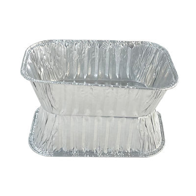 Rectangular Loaf Pan Cupcake Mould Aluminium Foil Cake Bakoven voor voedselcontainer