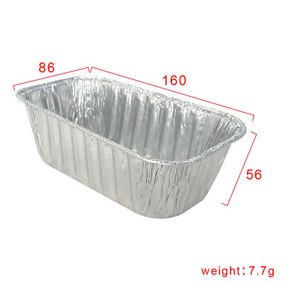 Rectangular Loaf Pan Cupcake Mould Aluminium Foil Cake Bakoven voor voedselcontainer