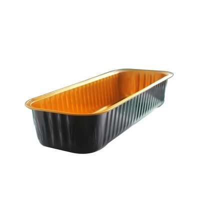 Eenmalige bakplaat van rechthoekig aluminiumfolie voor fastfood en bakbrood