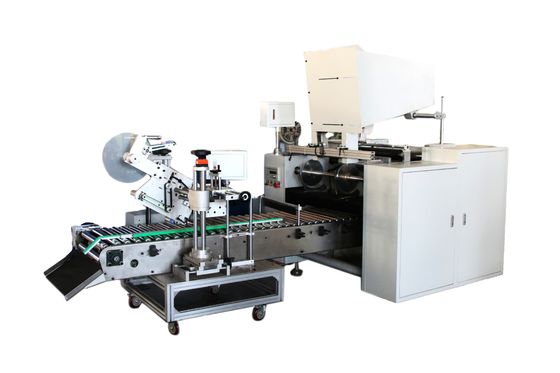 4.5kw Aluminiumfolie Automatische Wikkelmachine Met Automatische Etikettering Tinfolie Bbq Paper Rewinder