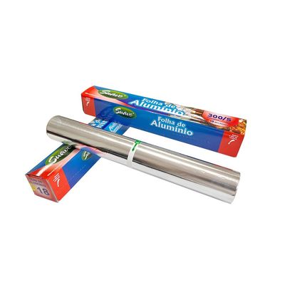 Gepersonaliseerde lengte Soft Temper 8011 Aluminiumfolie papierrol voor huishoudelijke keuken