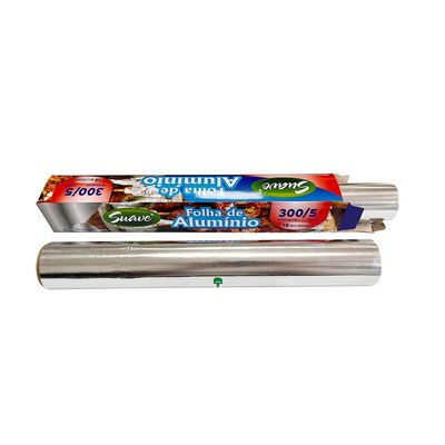 Gepersonaliseerde lengte Soft Temper 8011 Aluminiumfolie papierrol voor huishoudelijke keuken