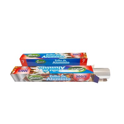 Gepersonaliseerde lengte Soft Temper 8011 Aluminiumfolie papierrol voor huishoudelijke keuken