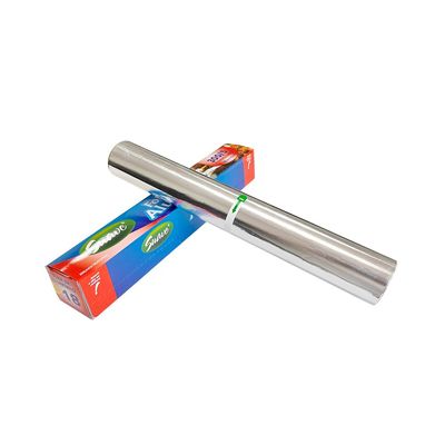 Gepersonaliseerde lengte Soft Temper 8011 Aluminiumfolie papierrol voor huishoudelijke keuken