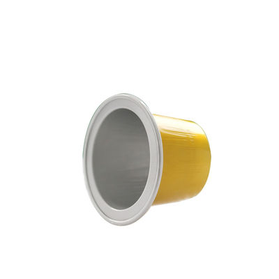 Kleurrijke aluminiumfolie lege koffiecapsule NespressoKoffieopslagcapsules voor voedsel