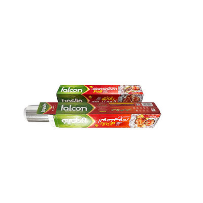 Gepersonaliseerd logo 200sq.ft zachte temperatuur zware aluminium folie papierrol voor huishouden