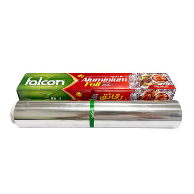 Gepersonaliseerd logo Keuken Voedselverpakking Zilveren huishoudelijke aluminiumfolie rol voor de keuken
