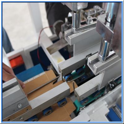 Automatische doos maken folder Gluer plakmachine voor aluminium folie rollen doos vouwen