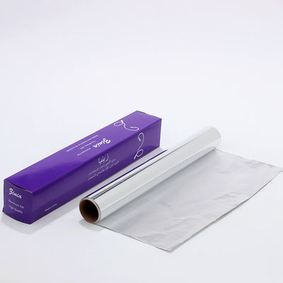 Gepersonaliseerde lengte zilver zachte makkelijke vorm voedselgraad bakpapier Huishoudelijk aluminiumfolie rollen