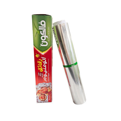 Zilveren aluminiumfolie rollen papier met aangepaste lengte aanpassing en gesmeerd oppervlak