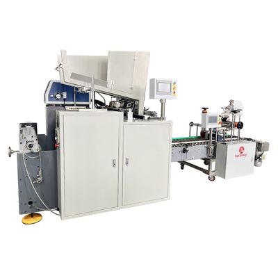 Volledig automatische machine voor het terugwikkelen van aluminiumfolie met een kort etiket met een eindvermogen van 4,5 kW