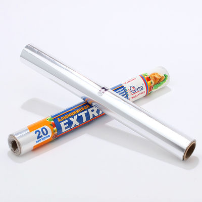 Keuken aangepaste breedte aluminium folie rol met plastic film en gesmeerd oppervlak