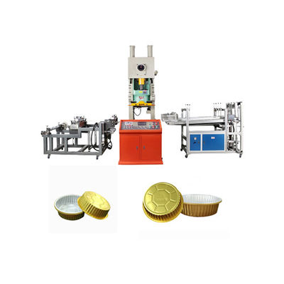 Automatische aluminiumfoliecontainer pers met max. materiaalbreedte van 750 mm OEM
