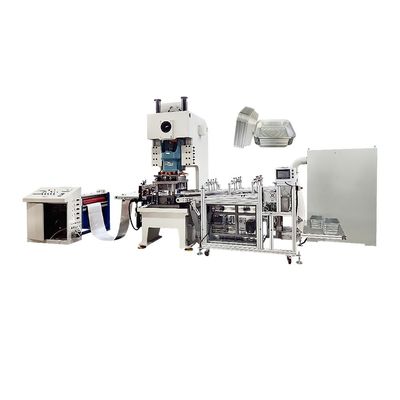 45t/60t/80t Aluminiumfolie Food Container Pans Making Machine met mechanische energiebron