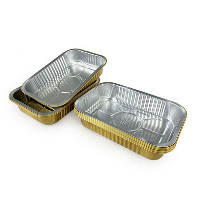 Aluminium verzegelbare gladde wand warmteverzegeling Voedselverpakking Foliecontainer Lunchbox
