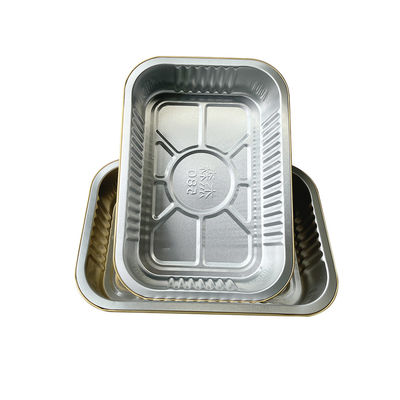 Aluminium verzegelbare gladde wand warmteverzegeling Voedselverpakking Foliecontainer Lunchbox