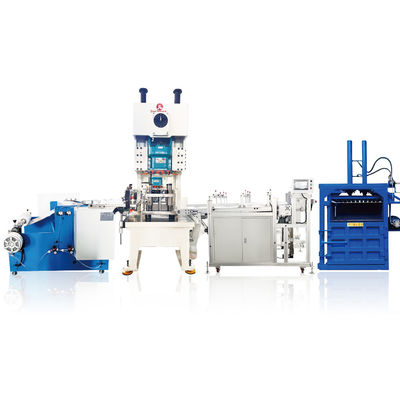 7.5KW hoofdmotor kracht Automatische aluminium folie container maken machine