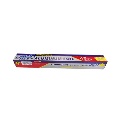 Keuken aangepast Lengte 8011 Huishoudelijk Aluminiumfolie Verpakkingspapier Roll aangepast logo