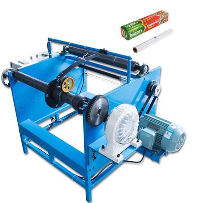 Handmatige snijmachine met een enkele as voor het terugspinnen van folie voor ruwe materiaal aluminium