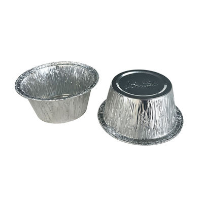 Voedselverpakkingsproces Pulpforming Round Aluminium Foil Bowl met plastic deksel