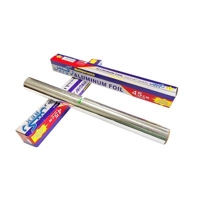 Gepersonaliseerde grootte Huishoudelijke horeca Aluminiumfolie rol voor barbecue bakken Zachte temperatuur