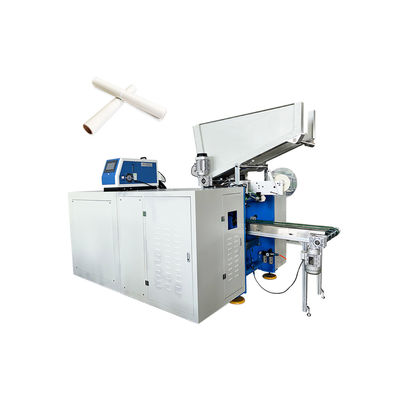 120-450 mm Materiaalbreedte Huishoudelijke aluminiumfolie rollen Snij- en terugrolmachine