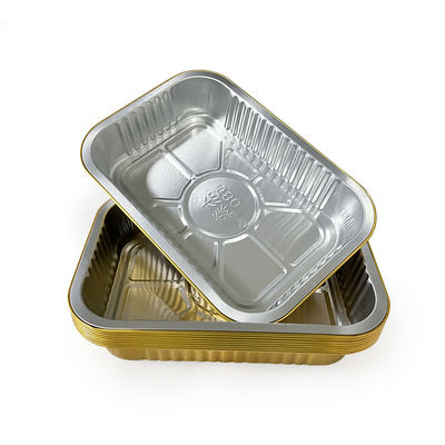 Eenmalige voedselverpakkingen Aluminiumfoliebak voor gemakkelijk bakken en verpakken