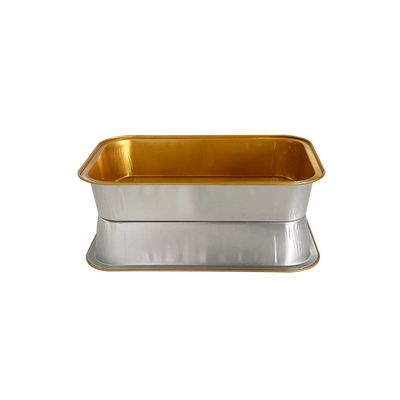 Restaurant Takeout Rimpelvrije Aluminiumfolie Container bekleed Lunch Box Borden Schotel