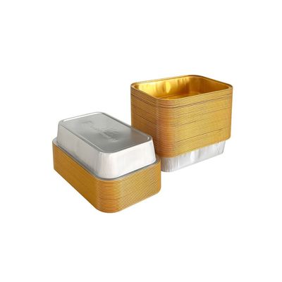 Restaurant Takeout Rimpelvrije Aluminiumfolie Container bekleed Lunch Box Borden Schotel
