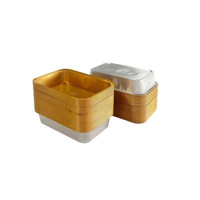 Restaurant Takeout Rimpelvrije Aluminiumfolie Container bekleed Lunch Box Borden Schotel