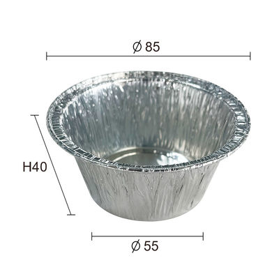Goed gebruikte wegwerpcontainers van kaascake, cupcake en aluminiumfolie voor aanpassbare behoeften