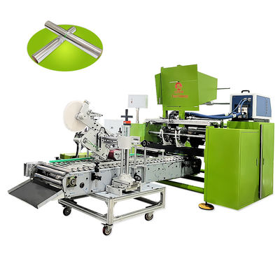 Elektrisch aangedreven aluminiumfolie snijmachine voor het terugdraaien van bakpapierrol 4 schachten