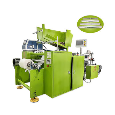 Elektrisch aangedreven aluminiumfolie snijmachine voor het terugdraaien van bakpapierrol 4 schachten
