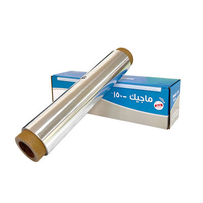 8011 Alloy Food Grade Household Aluminium Foil Paper Roll voor eenmalige verpakkingsrol