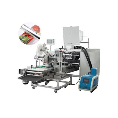 380 V automatische hogesnelheidsmachine voor het maken van aluminiumfolie voor het snijden en terugspinnen van rollen