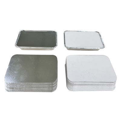 Eenmalige afhaalbakken van aluminiumfolie Recyclebare restaurant-afhaalcontainers