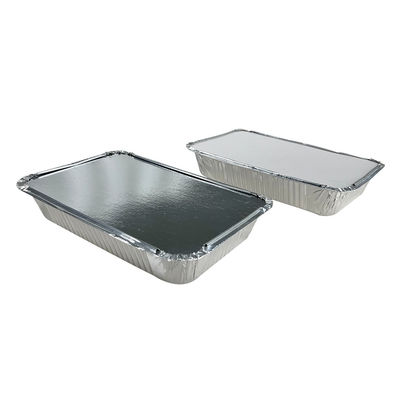 Eenmalige afhaalbakken van aluminiumfolie Recyclebare restaurant-afhaalcontainers