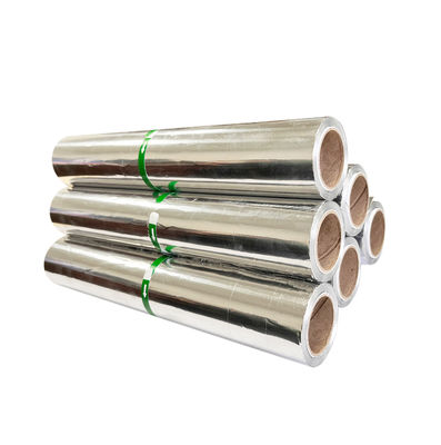 Huishoudelijk zilver aluminium folie papierrol 300 mm Breedte 62m voor verpakking op maat