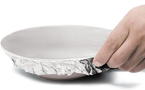 12" 18" 25 micron dik zilveren aluminiumfolie papier voor keuken grillen en bakken