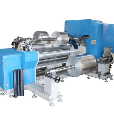 Voedingsmiddelenwinkel 3700 * 1800 * 1500mm Automatische aluminiumfolie snij- en terugspoelmachine