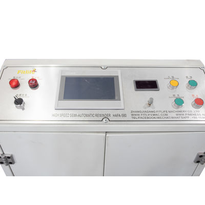 Huishoudelijke Aluminiumfolie rollen Rewinding Cutting Embossing Machine met 3KW Power en goed