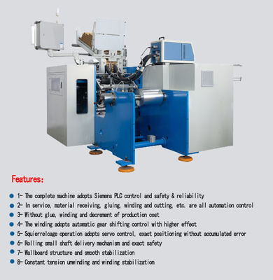 2500 kg automatische aluminiumfolie-omwikkelmachine met Siemens PLC-besturingssysteem